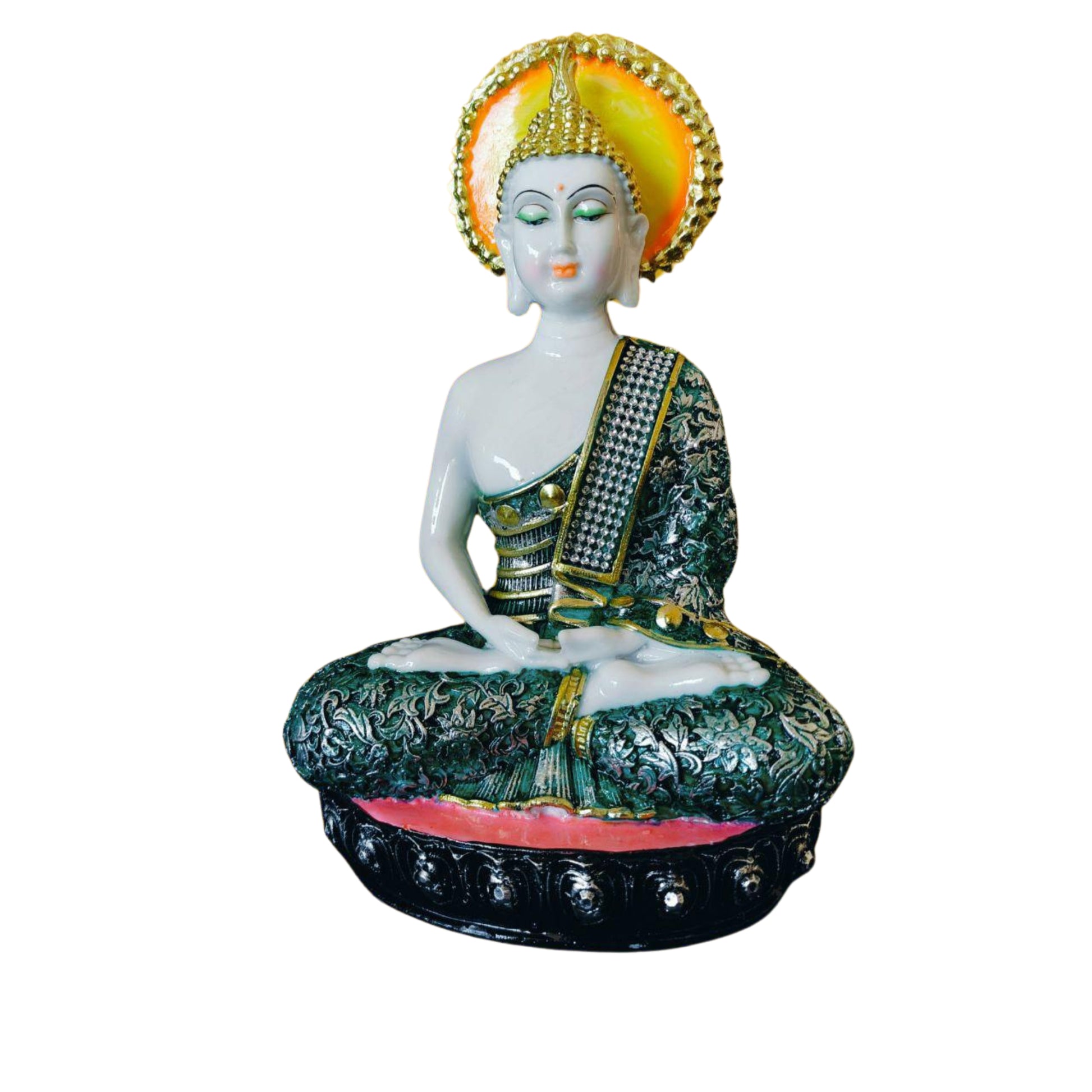 12 Inch Buddha Ji Marble Dust Idol