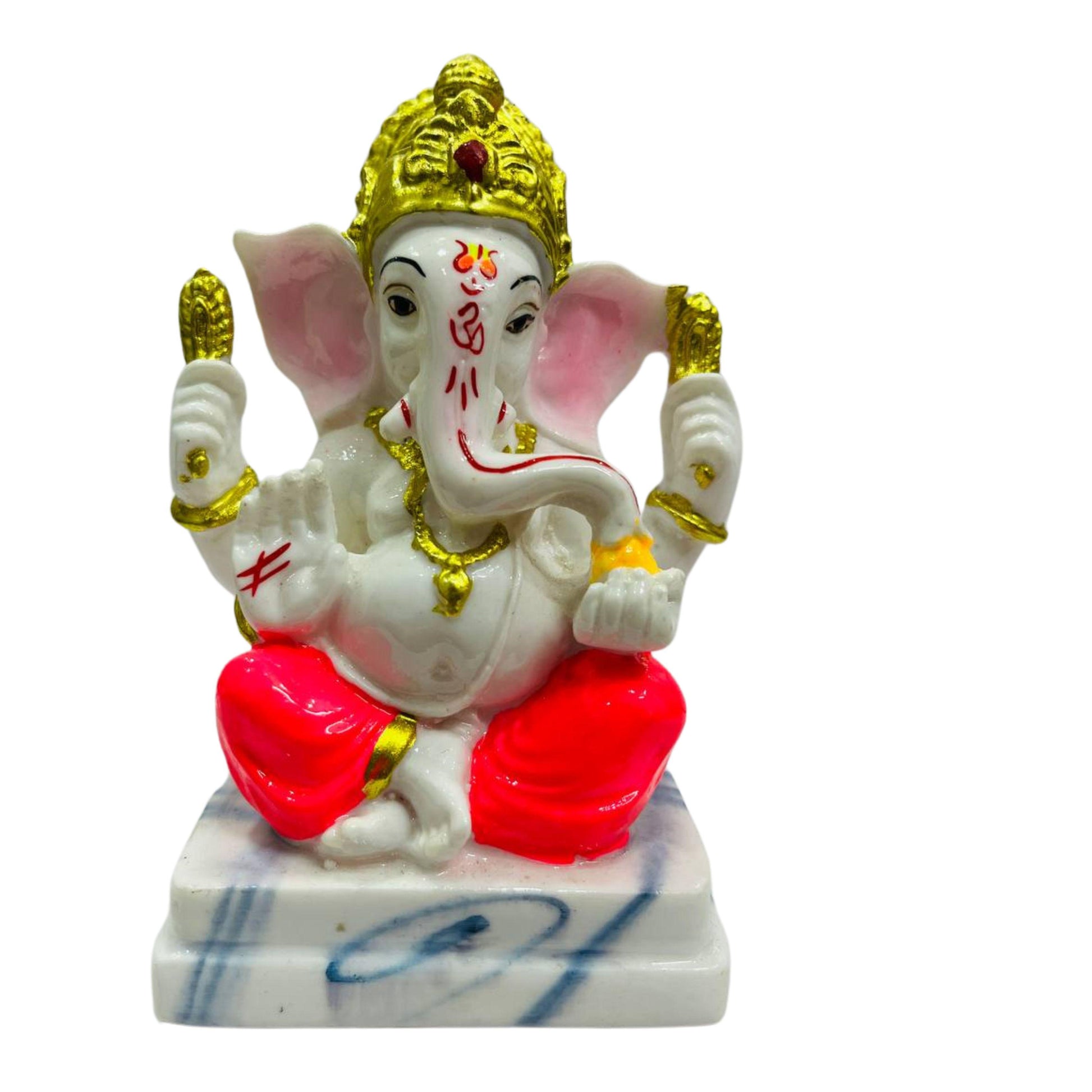 5 Inch Ganesh Ji Marble Dust Idol